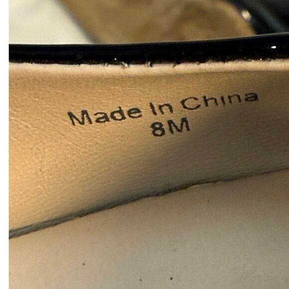 Kate Spade Women's Black Patent Mika Pointed Toe Slingback Pumps Heels 8M - Picture 6 of 7